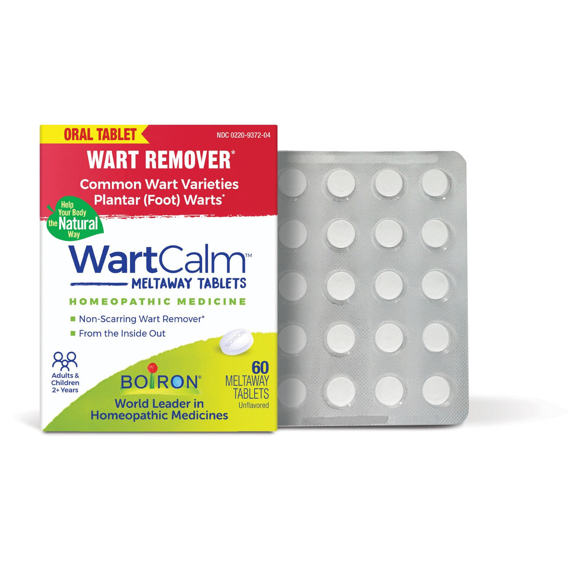 Boiron WartCalm Homeopathic Medicine For Wart Removal 60 Tablet