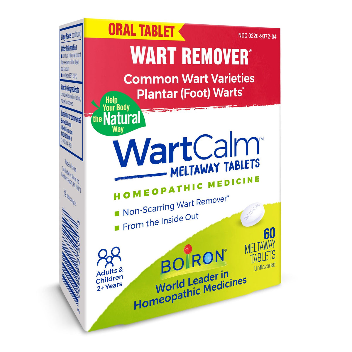 Boiron WartCalm Homeopathic Medicine For Wart Removal 60 Tablet