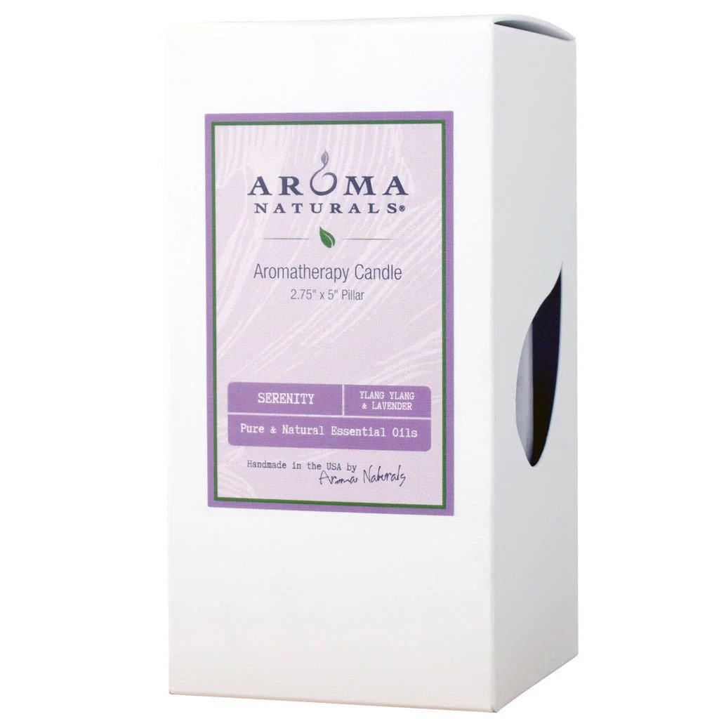 Aroma Naturals Serenity Naturally Blended Pillar 1 Candle