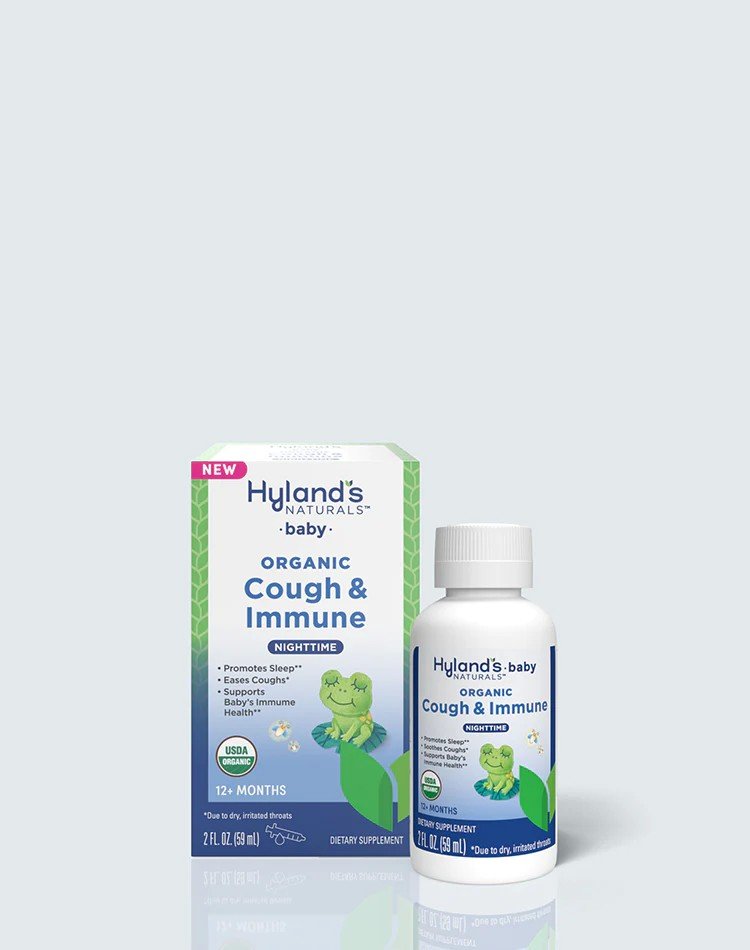 Hylands Organic Baby Cough &amp; Immune Nighttime 2 ounce Liquid
