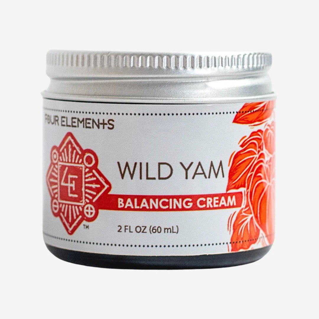 Four Elements Organic Herbals Wild Yam Women's Cream 2 oz Cream