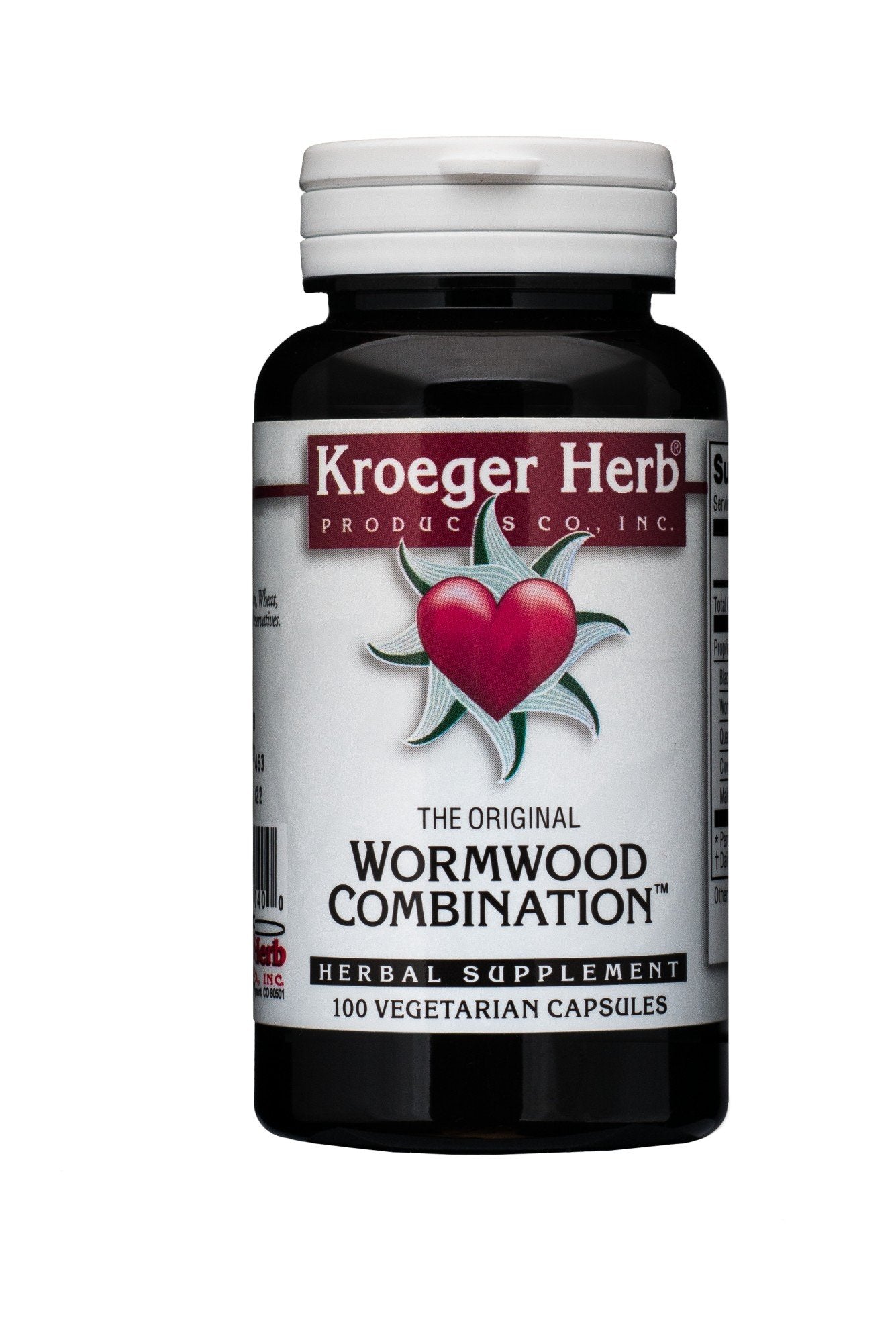Kroeger Herbs Wormwood Combination 100 Capsule