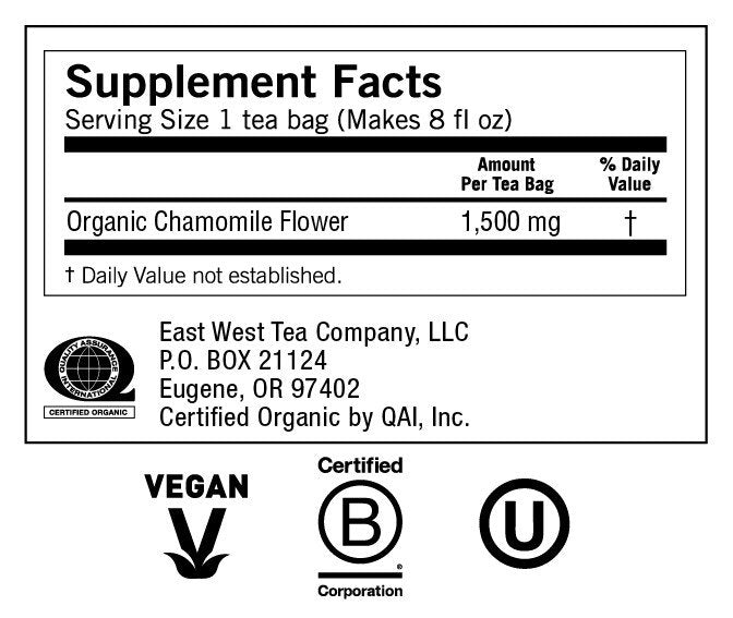 Yogi Teas Comforting Chamomile Tea 16 Tea Bag