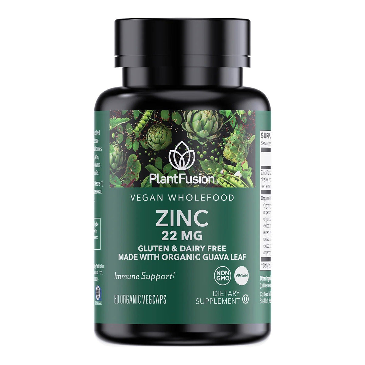 PlantFusion Vegan Wholefood Zinc 22 mg 60 VegCap