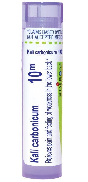 Boiron Kali Carbonicum 10M Homeopathic Single Medicine For Pain 80 Pellet