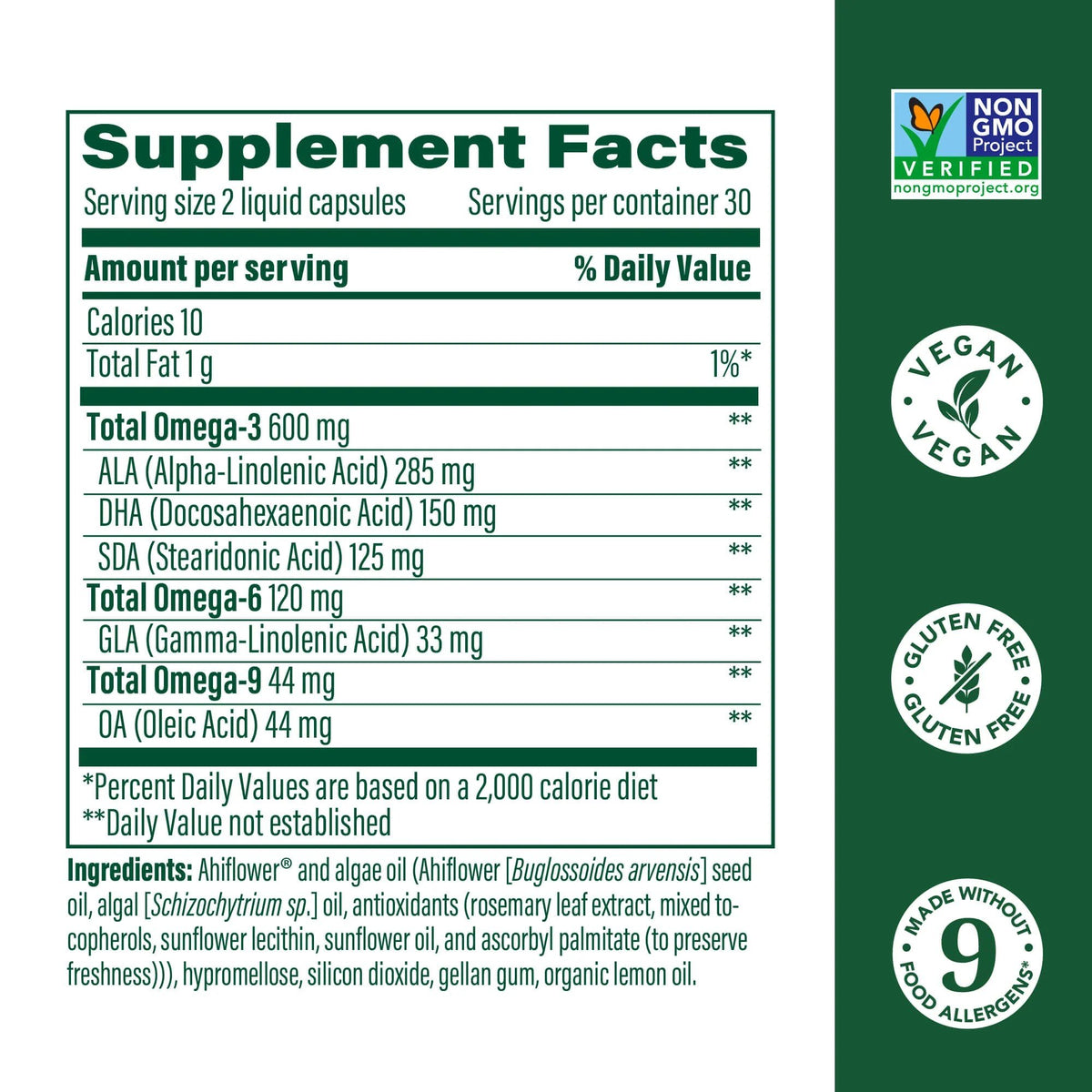 MegaFood Omega 3-6-9 60 Capsule