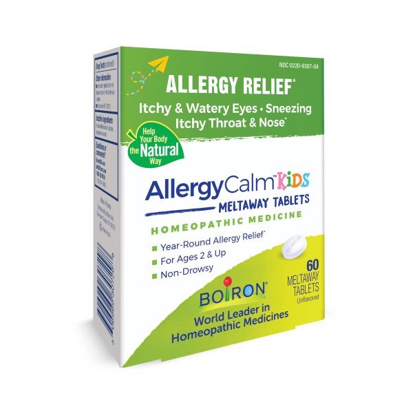 Boiron AllergyCalm Kids Homeopathic Medicine For Allergy Relief 60 Tablets