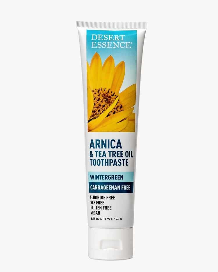 Desert Essence Arnica & Tea Tree Oil Carrageenan Free Toothpaste 6.25 oz Paste