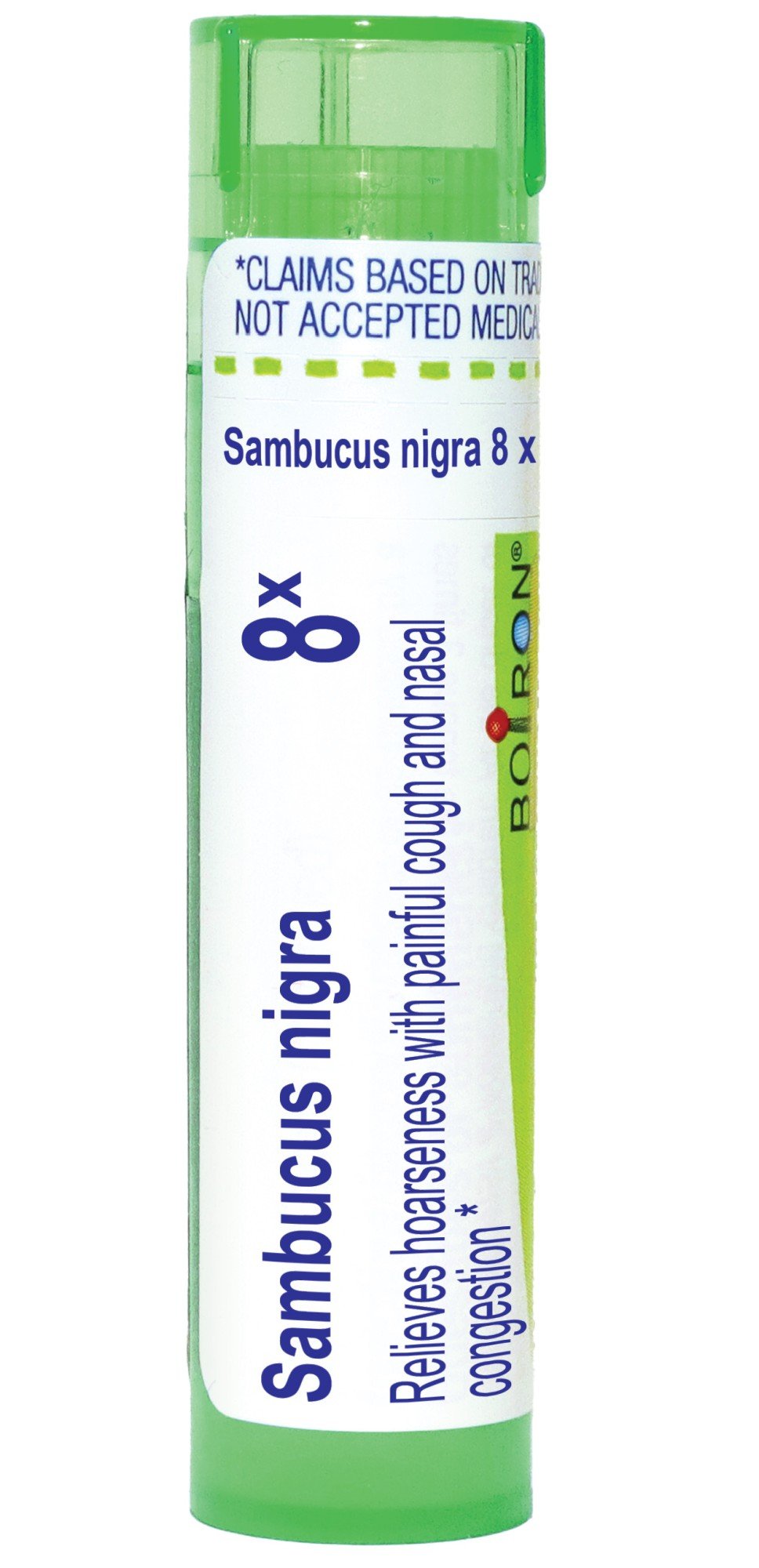 Boiron Sambucus Nigra 8X Homeopathic Single Medicine For Cough & Cold Relief 80 Pellet