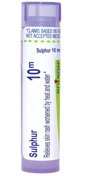 Boiron Sulphur 10M Homeopathic Single Medicine For First Aid 80 Pellet