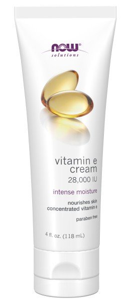 Now Foods Solutions Vitamin E Cream 28000 IU 4 oz Cream