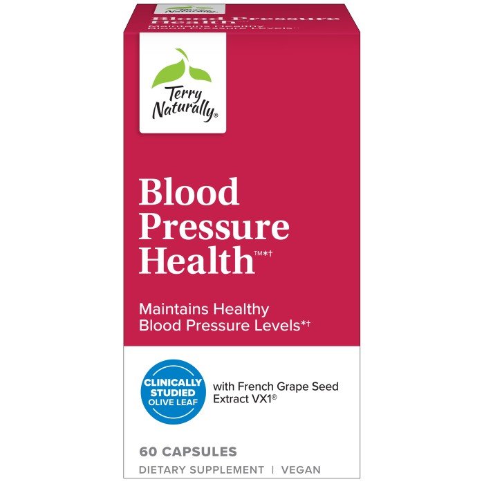 EuroPharma (Terry Naturally) Blood Pressure Health 60 Capsule