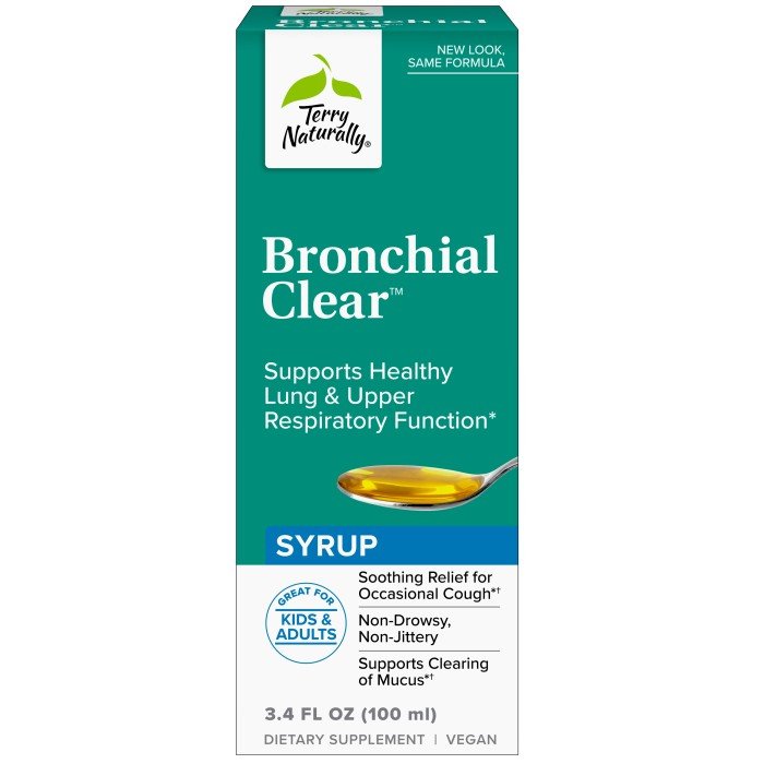 EuroPharma (Terry Naturally) Bronchial Clear LIQUID 3.4 oz(100 ml) Liquid