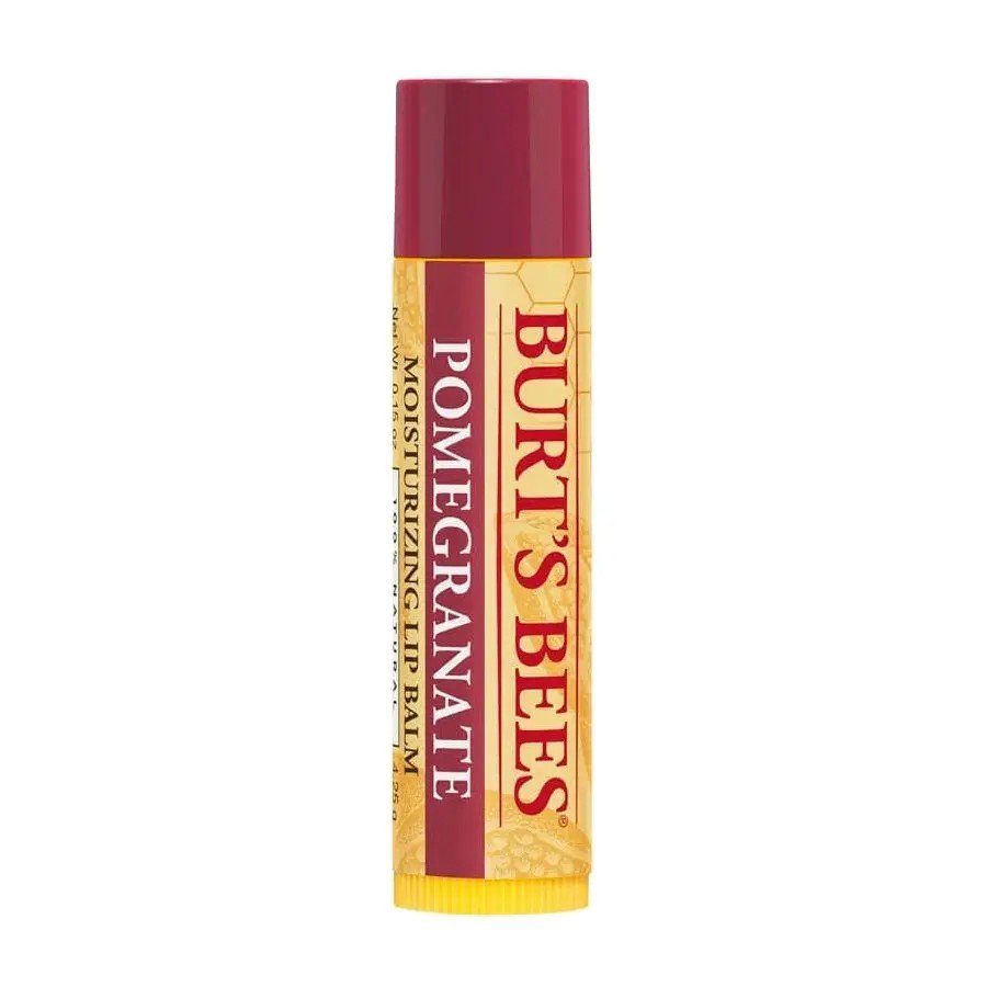 Burt&#39;s Bees Pomegranate Lip Balm Tube in Blister Box 0.15 oz Stick