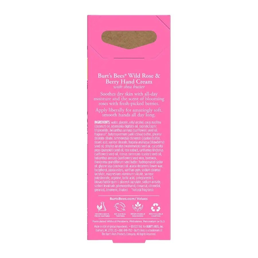 Burt&#39;s Bees Wild Rose &amp; Berry Hand Cream 1 oz. Cream