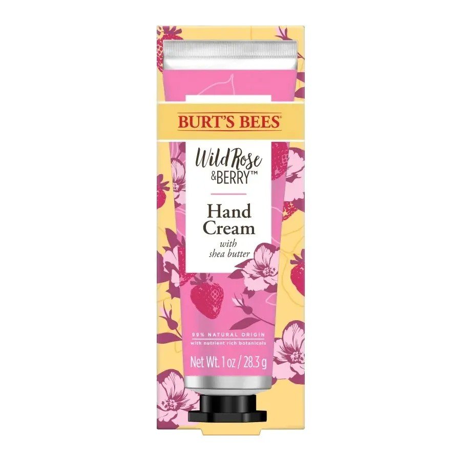 Burt&#39;s Bees Wild Rose &amp; Berry Hand Cream 1 oz. Cream