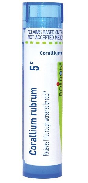 Boiron Corallium Rubrum 5C Homeopathic Single Medicine For Cough, Cold & Flu 80 Pellet