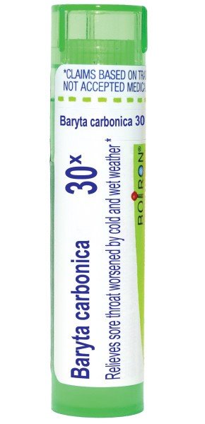 Boiron Baryta Carbonica 30X Homeopathic Single Medicine For Cough, Cold & Flu 80 Pellet