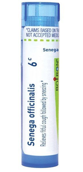 Boiron Senega Officinalis 6C Homeopathic Single Medicine For Cough, Cold & Flu 80 Pellet