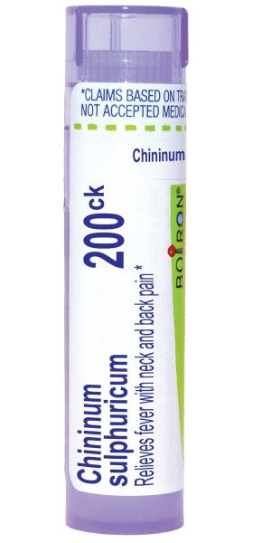 Boiron Chininum Sulphuricum 200CK Homeopathic Single Medicine For Pain 80 Pellet