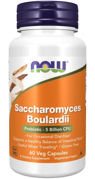 Now Foods Saccharomyces Boulardii 60 VegCap