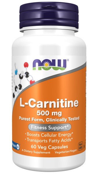 Now Foods Carnitine 500mg 60 Capsule