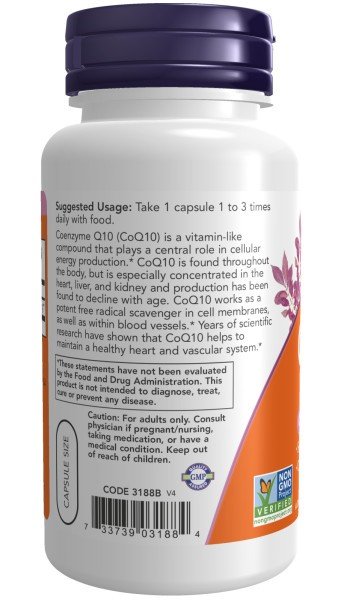 Now Foods CoQ10 30mg 120 Capsule