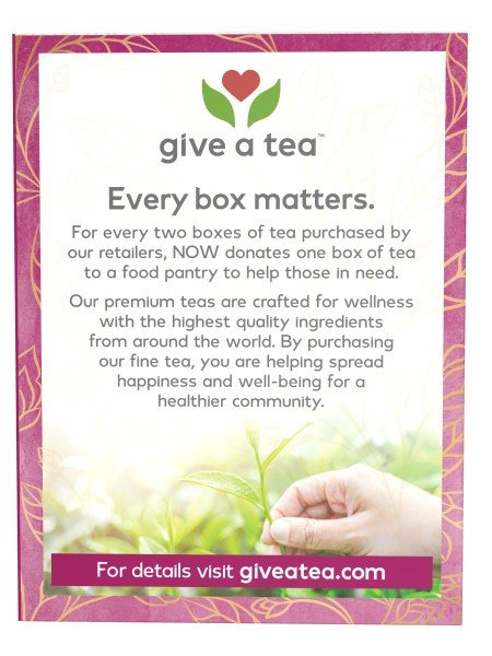 Now Foods Heavenly Hip Hibiscus Caffeine Free 24  Tea Bags Box