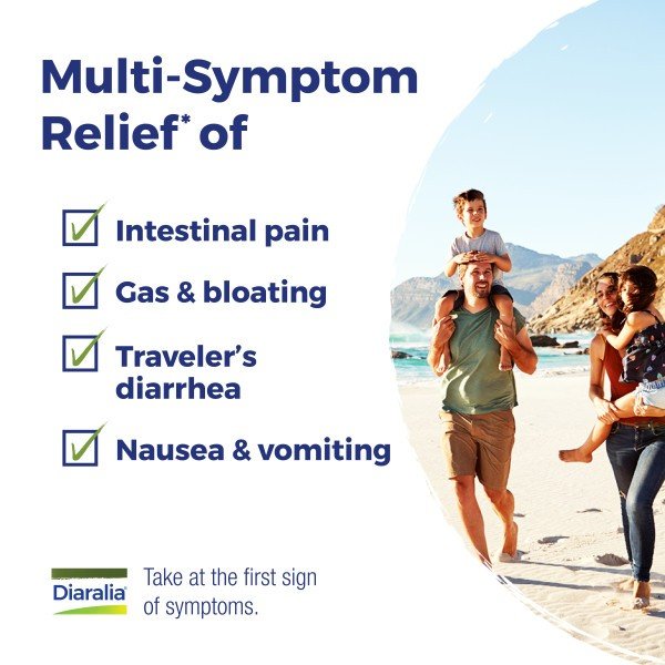 Boiron Diaralia On the Go Homeopathic Medicine for Diarrhea Relief 160 Pellet