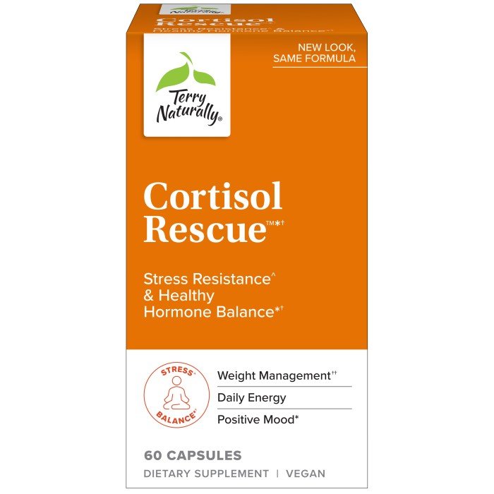 EuroPharma (Terry Naturally) Cortisol Rescue 60 Capsule