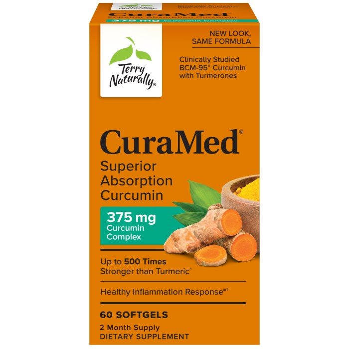 EuroPharma (Terry Naturally) CuraMed 375mg 60 Softgel