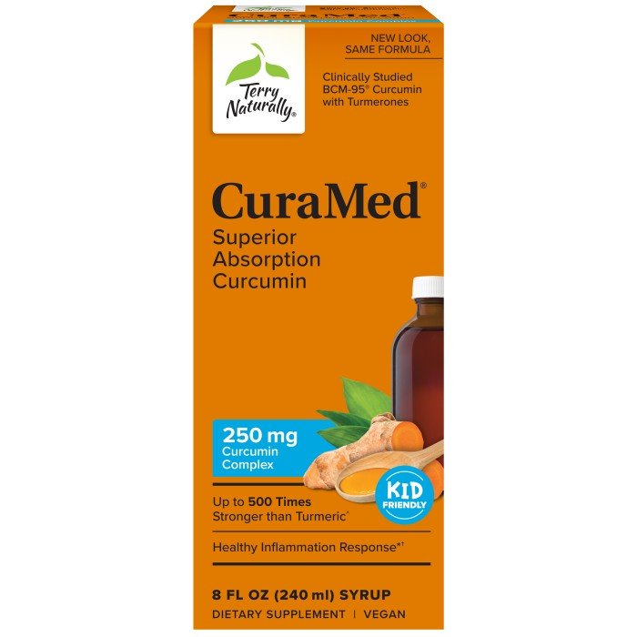 EuroPharma (Terry Naturally) CuraMed Syrup 8 oz Liquid