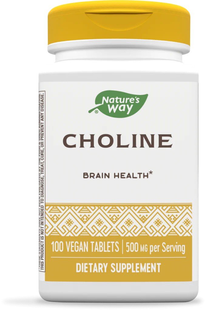 Nature's Way Choline 500mg 100 Tablet