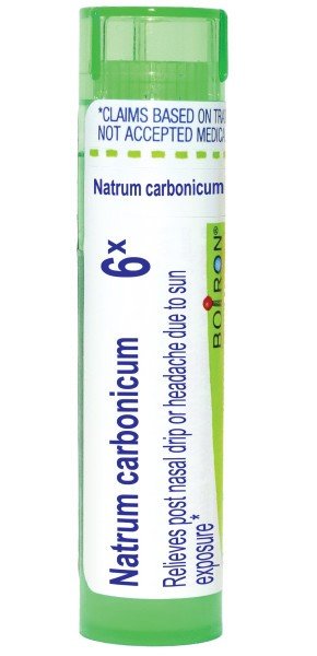 Boiron Natrum Carbonicum 6X Homeopathic Single Medicine For Allergy 80 Pellet