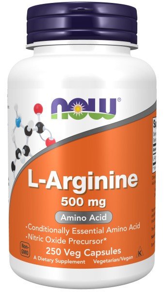 Now Foods L-Arginine 500mg 250 Capsule