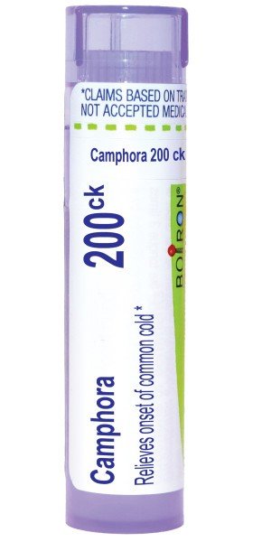 Boiron Camphora 200CK Homeopathic Single Medicine For Cough, Cold & Flu 80 Pellet