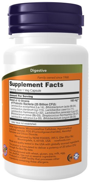 Now Foods Probiotic-10 25 Billion 50 VegCap