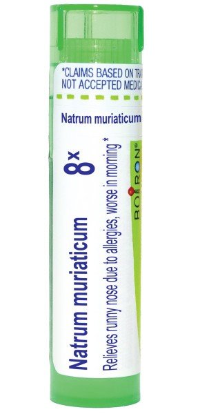 Boiron Natrum Muriaticum 8X Homeopathic Single Medicine For Allergy 80 Pellet