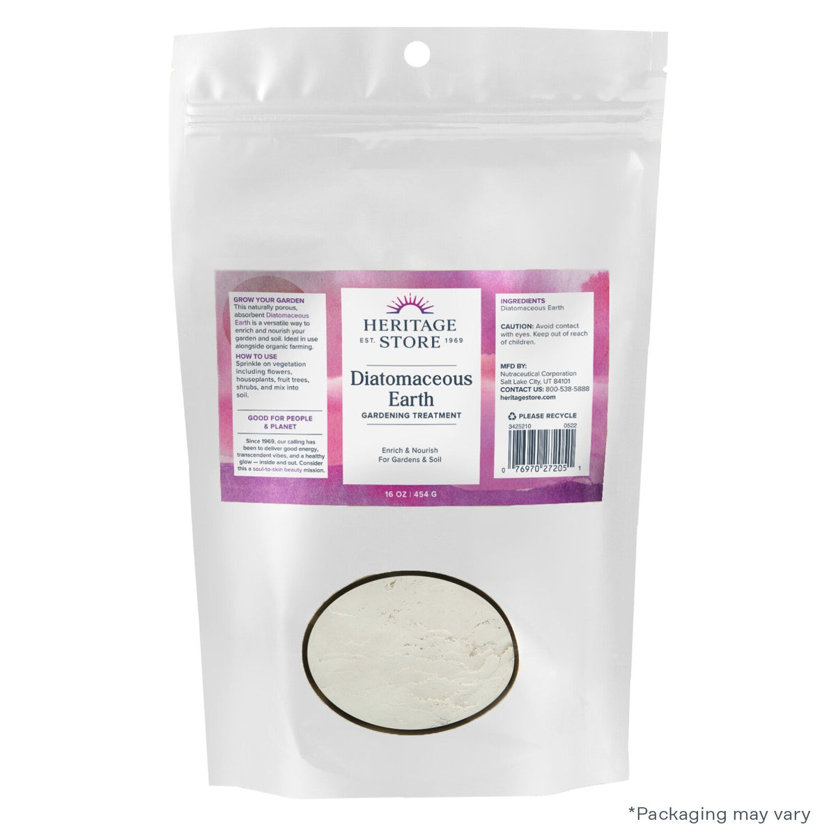 Heritage Store Diatomaceous Earth 16 oz Powder