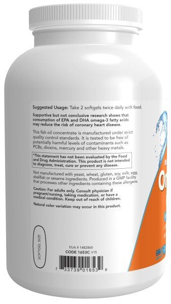 Now Foods Omega 3 500 Softgel