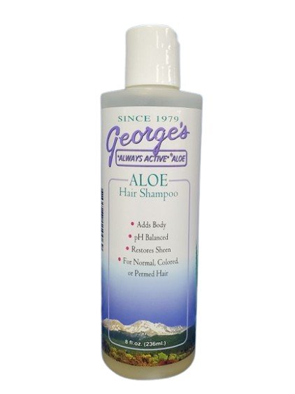 George's Always Active Aloe Aloe Hair Shampoo 8 oz Liquid