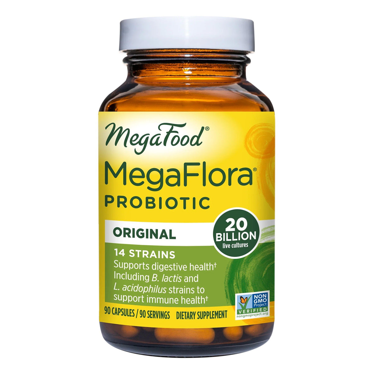 MegaFood MegaFlora - Vegetarian 90 Capsule