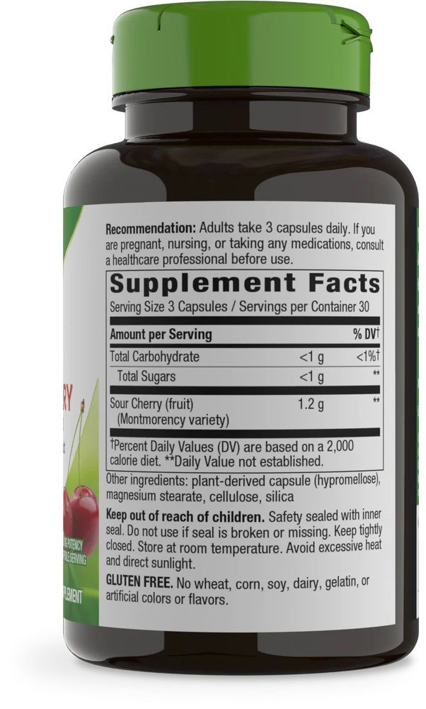 Nature&#39;s Way Tart Cherry Ultra 90 VegCap