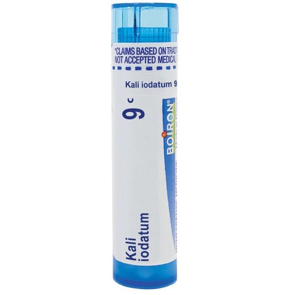 Boiron Kali Iodatum 9C Homeopathic Single Medicine For Cough, Cold &amp; Flu 80 Pellet
