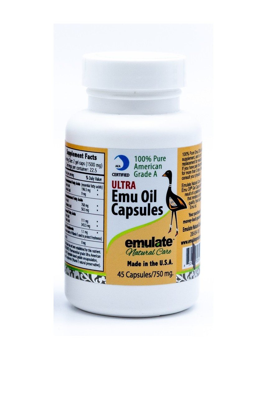 emulate Natural Care Ultra Emu Oil Capsules 750 mg 45 Capsule 45 Capsule