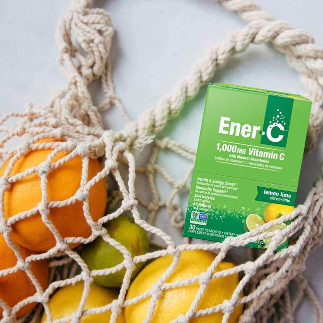 Ener-Life Ener-C 1000 mg Vitamin C Lemon Lime 30 ct Packet