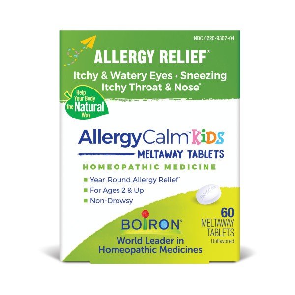 Boiron AllergyCalm Kids Homeopathic Medicine For Allergy Relief 60 Tablets