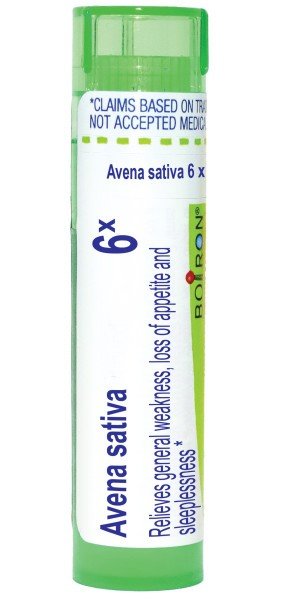 Boiron Avena Sativa 6X Homeopathic Single Medicine For Stress & Sleep 80 Pellet