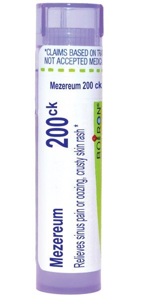 Boiron Mezereum 200CK Homeopathic Single Medicine For Cough, Cold & Flu 80 Pellet