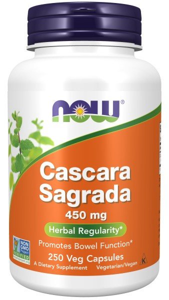 Now Foods Cascara Sagrada 450mg 250 Capsule